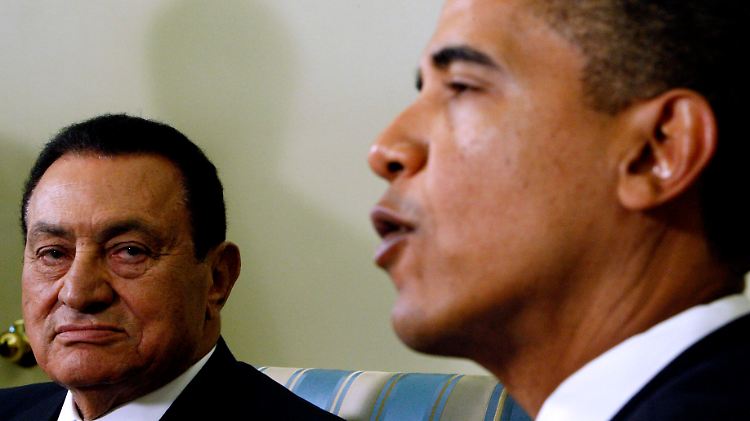 Mubarak und Obama in Washington.