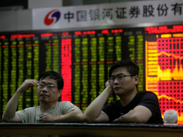 Auch in China fielen die Kurse.
