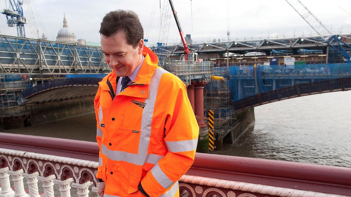 George Osborne zieht sich schon einmal warm an.