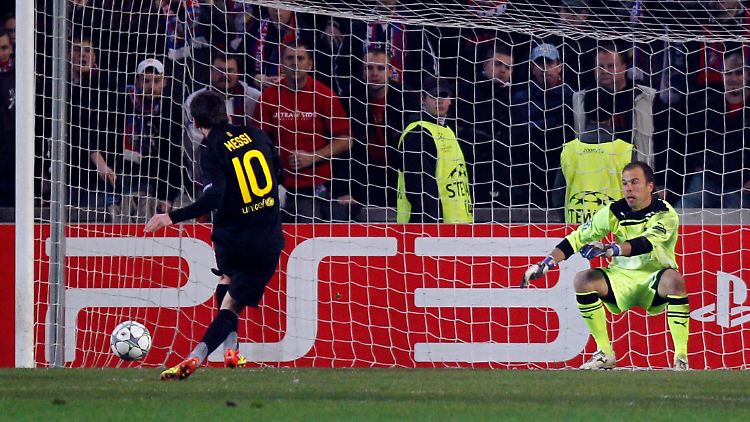 Brillanz in Serie: Lionel Messi schraubte seine CL-Bilanz gegen Pilsen auf unglaubliche 42 Tore in 61 Spielen.