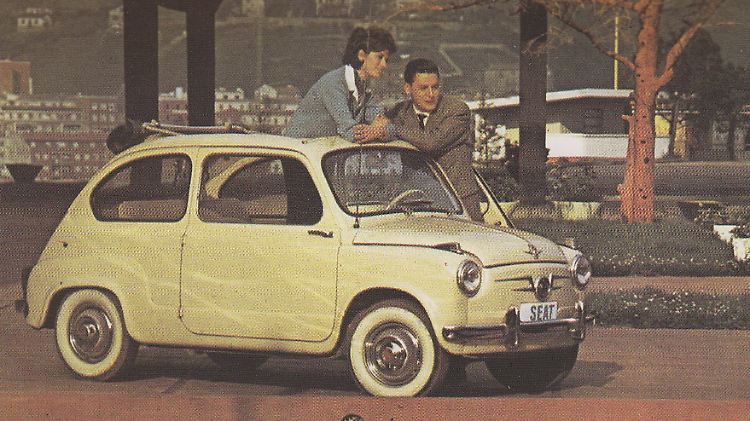 Der Seat 600 war in Wirklichkeit ein Fiat.