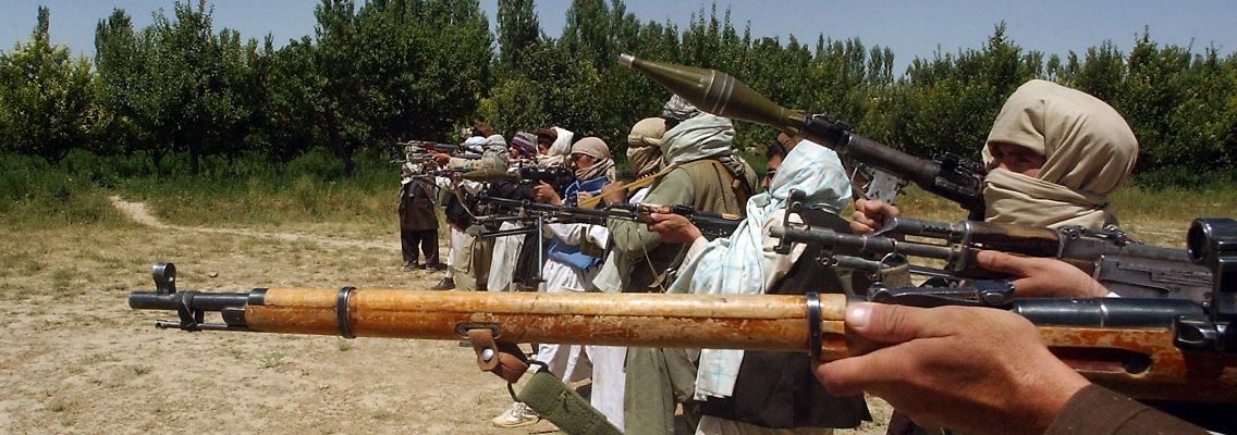 Militante Taliban-Kämpfer.