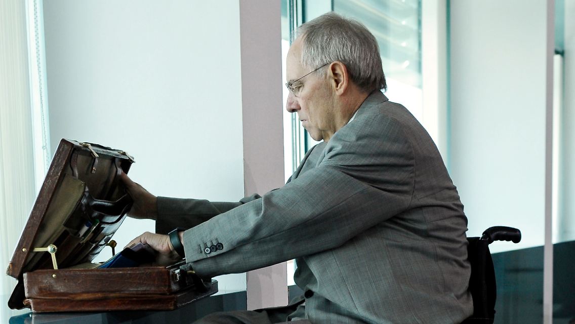 Wolfgang Schäuble: "Alle Beteiligten haben Besserung gelobt."