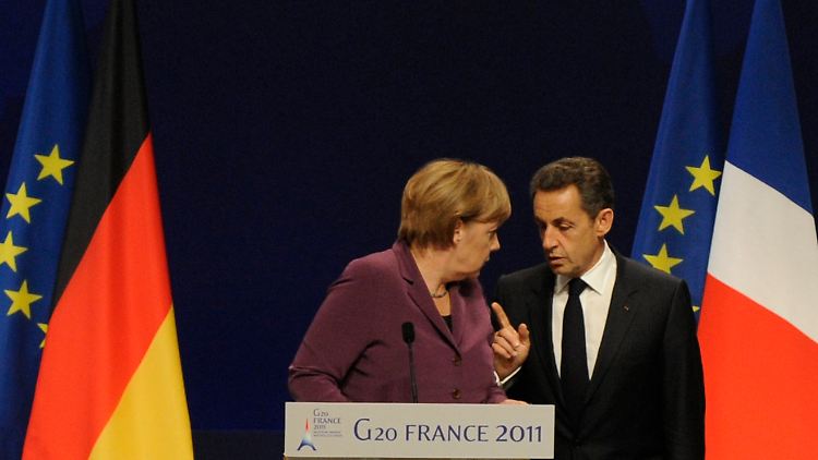 Merkel und Sarkozy gingen mit deutlichen Worten an die Öffentlichkeit.