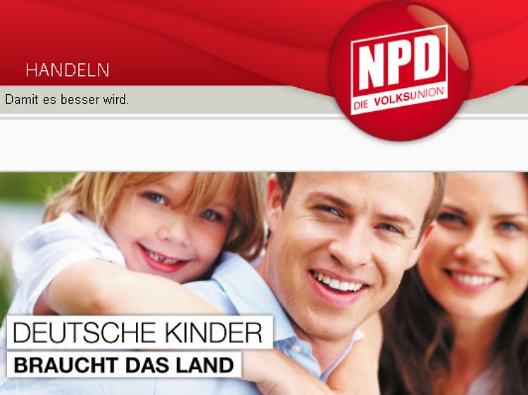 Die NPD Thüringen - hier ein Screenshot der Partei-Webseite - hält in dem Hotel ihre Landesversammlungen ab.