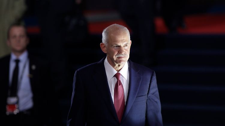 Er glaubt fest an die Zustimmung: Giorgos Papandreou.