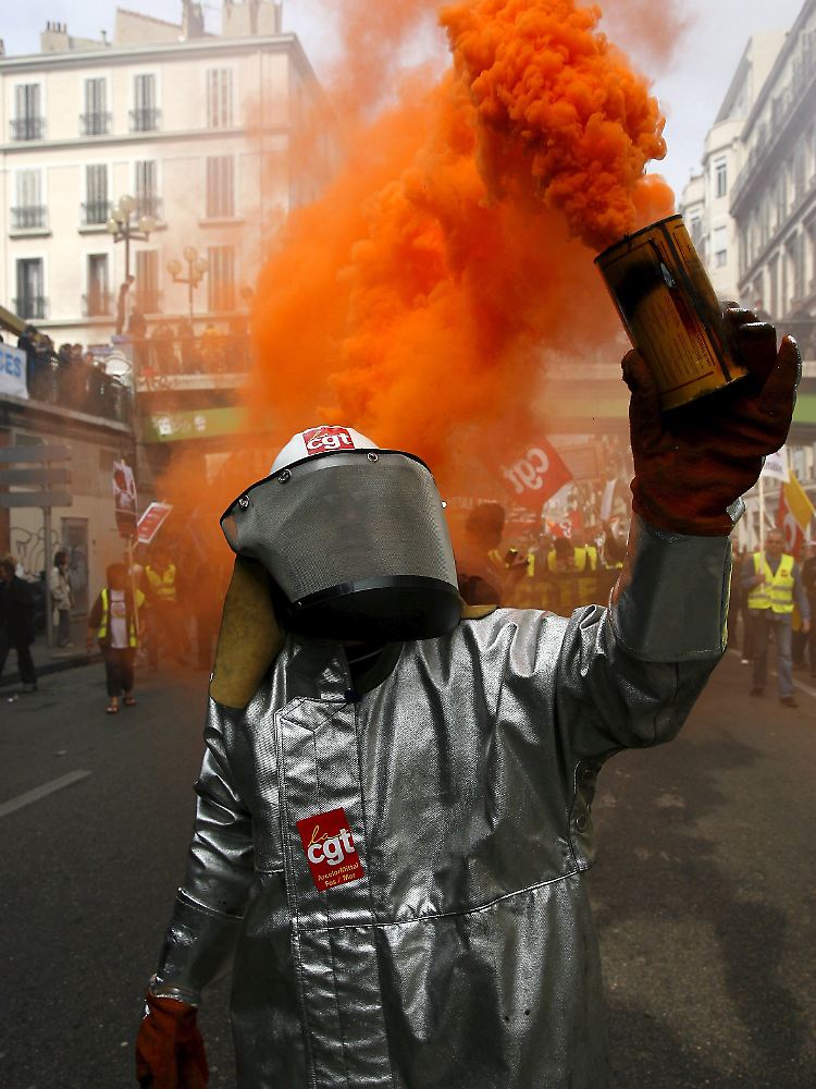 Zahlreiche Demonstrationen gab es wegen der Auswirkungen der Wirtschaftskrise in diesem Jahr in Frankreich.