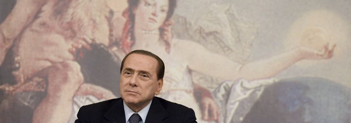 Ein schwerer Tag für den Machtmenschen Berlusconi.