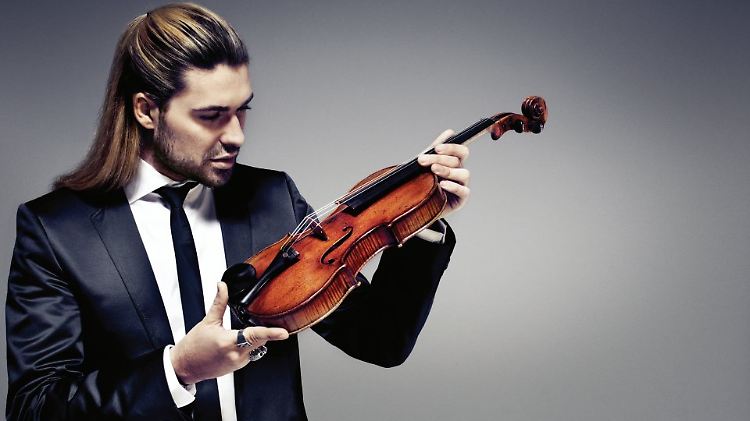 Herr der Ringe und der Geigen: David Garrett und sein Liebling. 
