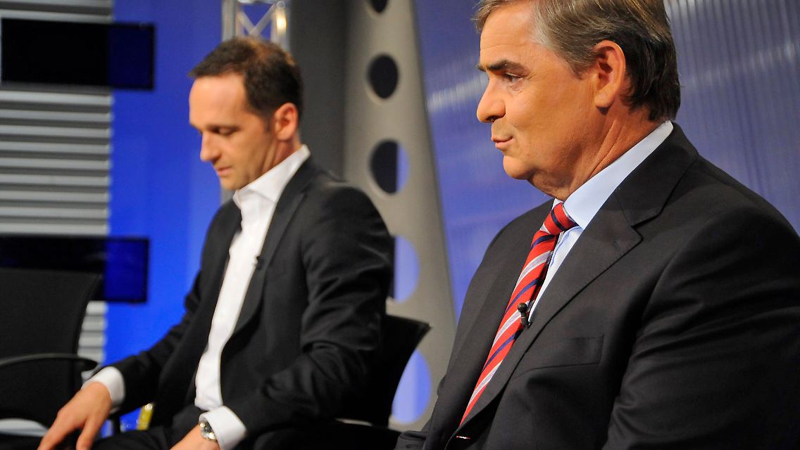 Machtkampf I: Heiko Maas (links) und Peter Müller wollen im Saarland an die Macht.
