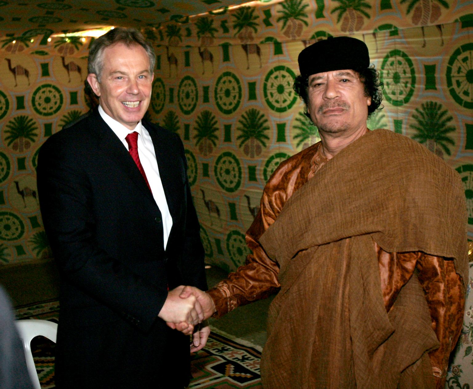 Tony Blair besuchte ihn 2004, ...