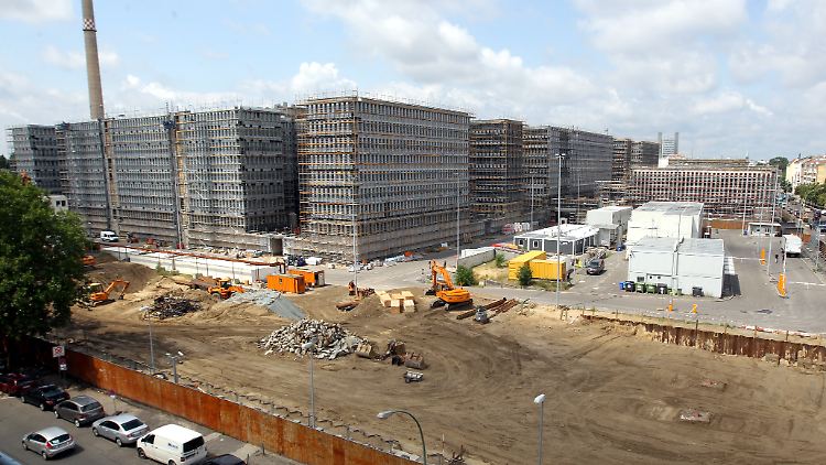 Die Baustelle in Berlin im Juli dieses Jahres.