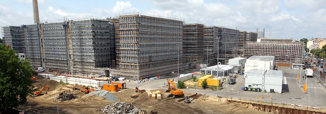 Die Baustelle in Berlin im Juli dieses Jahres.