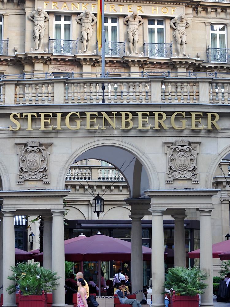 Die Hotelmarke ist vielen nicht so wichtig. (Steigenberger Hotel Frankfurter Hof in Frankfurt am Main)