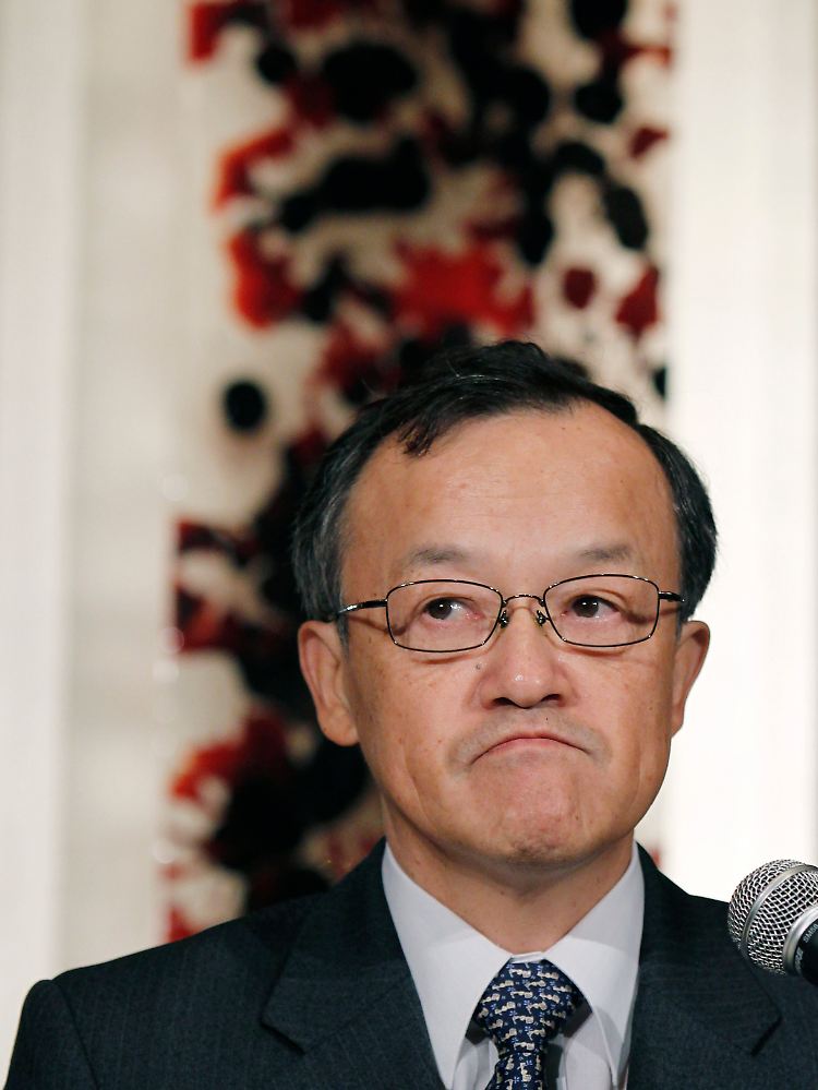 Der neue Firmenchef Shuichi Takayama will erst jetzt von der Bilanzfälschung erfahren haben.