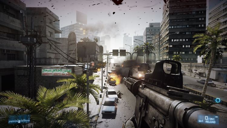 In "Battlefield 3" kämpfen Spieler weltweit gegen Nuklear-Terroristen.