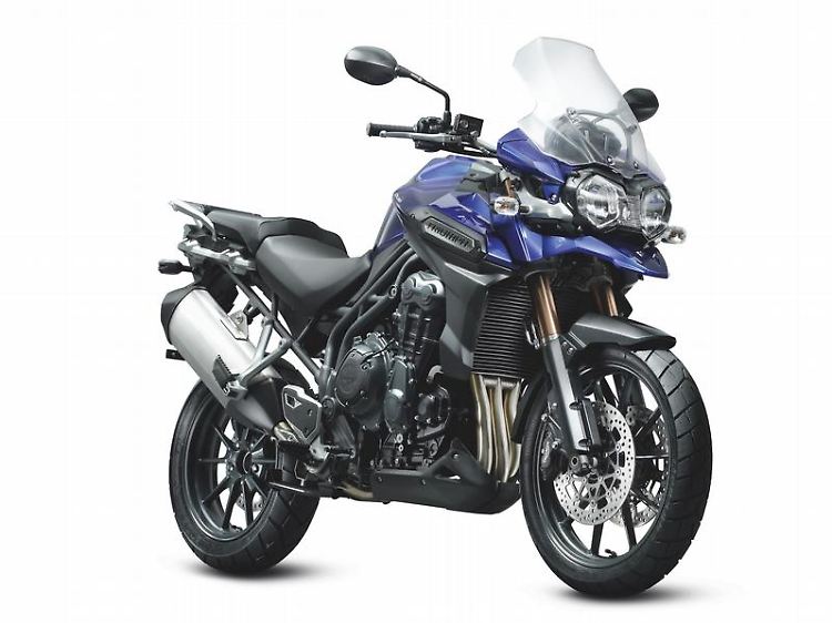 Bei der 101 kW/137 PS starken Triumph Tiger Explorer soll schon knapp über der Leerlaufdrehzahl ein Drehmoment vom mehr als 100 Newtonmeter anliegen.