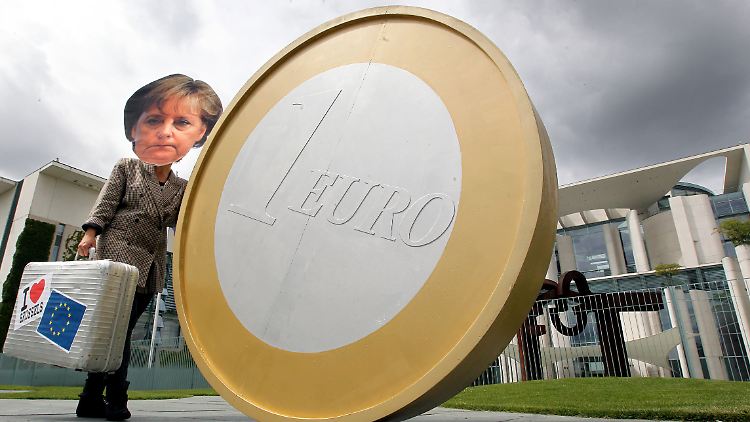 Angela Merkel ist für die Finanzsteuer, aber nicht alle 27 EU-Länder ziehen mit.