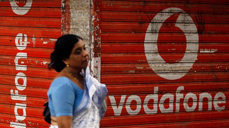 Vodafone punktet vor allem in aufstrebenden Schwellenländern wie Indien.