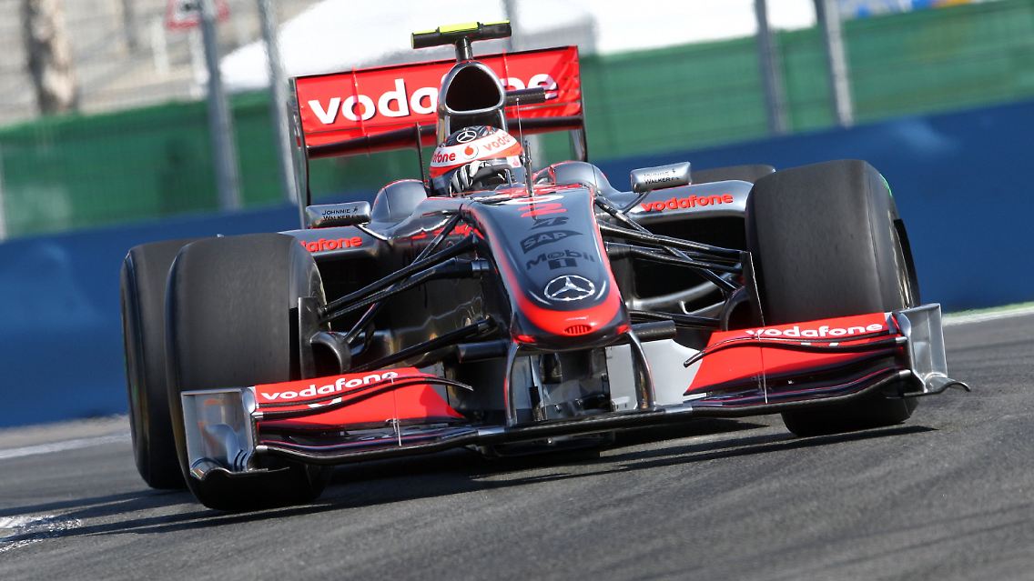 Heikki Kovalainen beim Training zum Großen Preis von Europa.