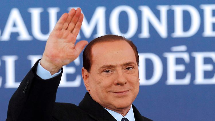 Berlusconi beim G20-Gipfel in Cannes. Vielleicht sein letzter Auftritt auf internationalem Parkett.