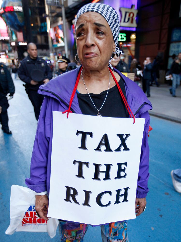 Das Epizentrum des Protests für ein anderes Finanzsystem liegt im Zuccotti-Park in New York.