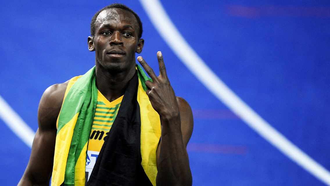 Bolt wirkte beim abschließenden Staffellauf schon sichtbar müde.