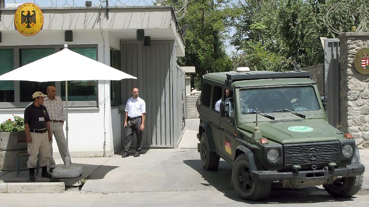 Die Deutsche Botschaft in Kabul (Archivbild).