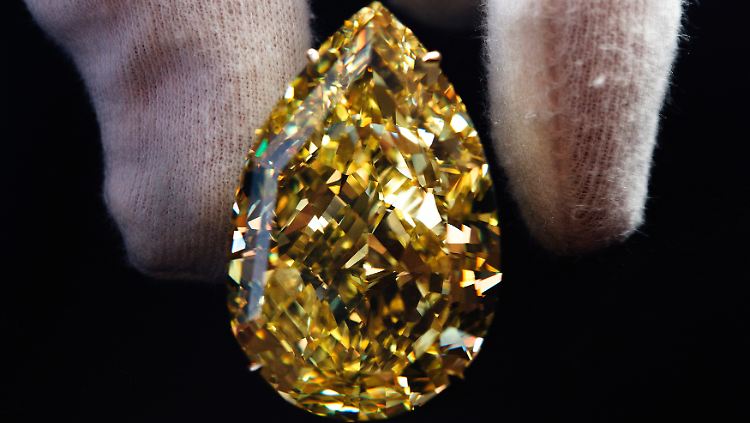 "Sun Drop": einer der größten Diamanten der Welt.