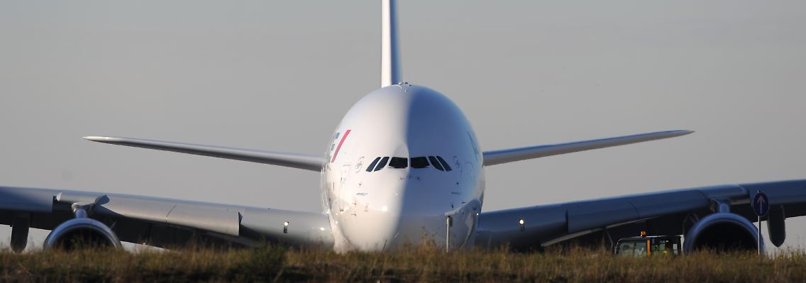 Air France fliegt auch den Riesen-Airbus A380.
