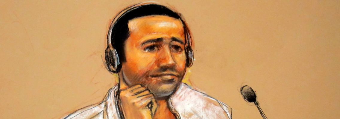 Der angeklagte Al-Naschiri gab sich vor Gericht freundlich.