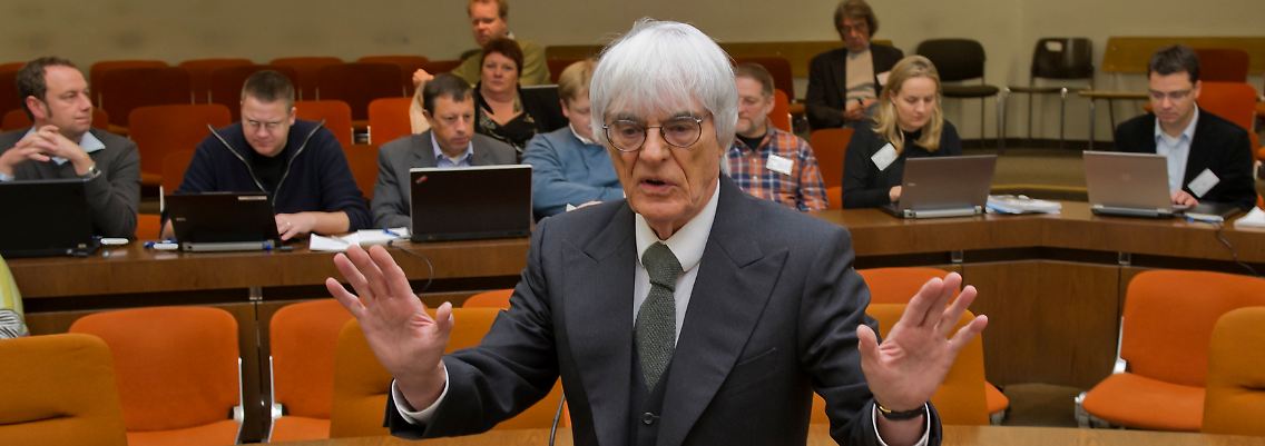 Sieht so jemand aus, der Angst hat? F 1-Boss Bernie Ecclestone.