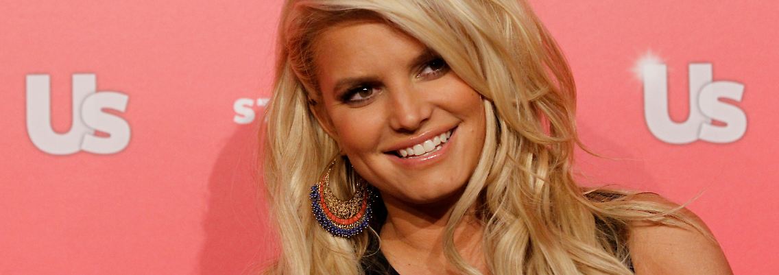 Babys ja - Schwitzen nein: Jessica Simpson.