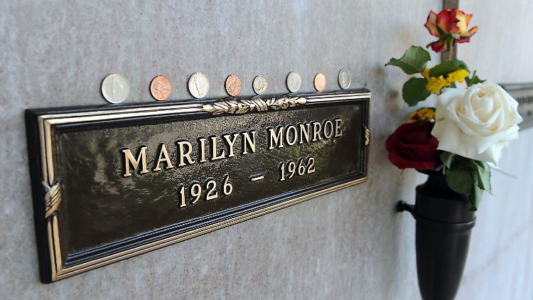Die Krypta von Marilyn Monroe im Pierce Brothers Westwood Village Memorial Park-Friedhof in Westwood.