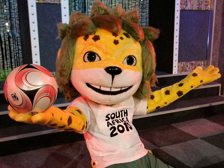 Zakumi, das Maskottchen der WM 2010.