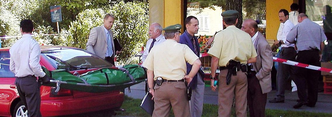 Mordanschlag am 29. 08. 2001 im Münchner Vorort Ramersdorf.