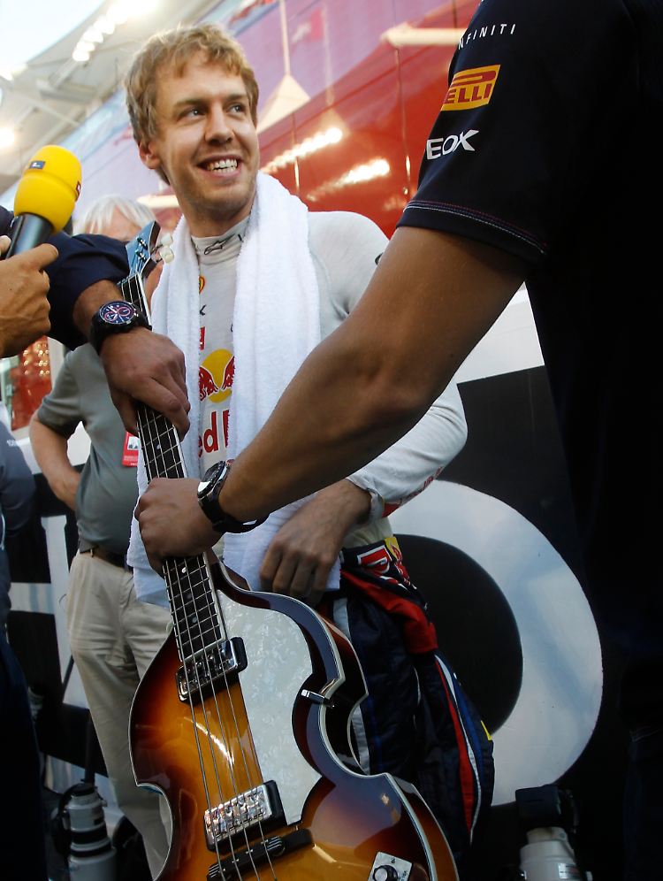 Ob diese Gitarre Vettel trösten kann?