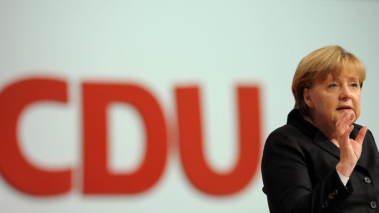 Pflegt die Wunden der Partei: Angela Merkel.