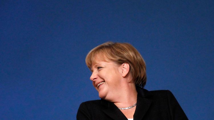 Angela Merkel, klar und deutlich.