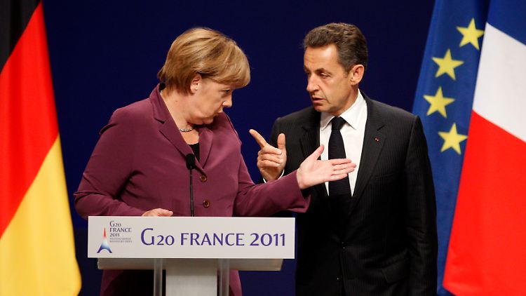 "Die Ergebnisse sind zu dürftig": Angela Merkel und Nicolas Sarkozy beim Gipfel in Cannes.