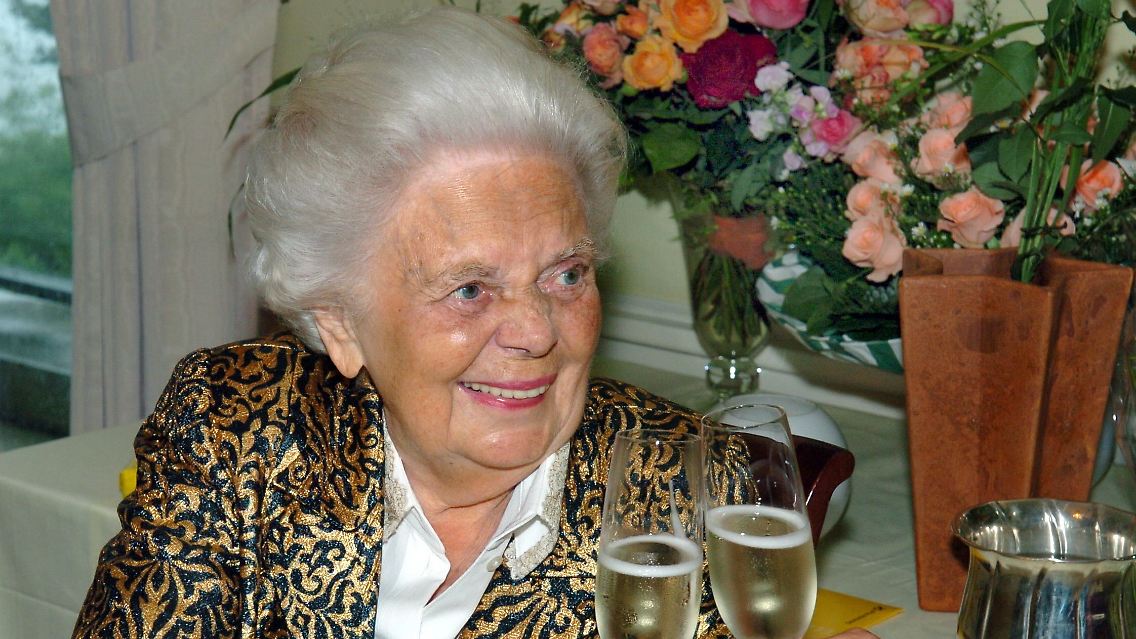 Heidi Kabel stand in 66 Jahren für 160 Stücke auf der Bühne (Archivbild 27.08.2004).