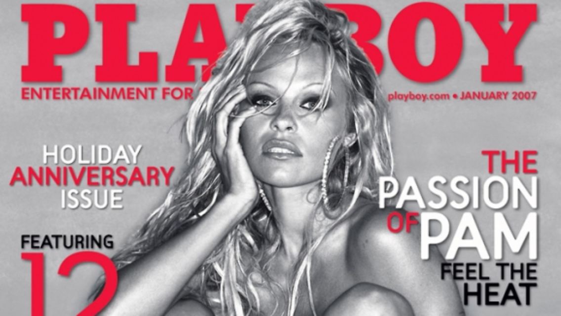 ... ließ knapp ein Dutzend Mal im "Playboy" die Hüllen fallen (im Bild: US-Ausgabe von 2007), ...