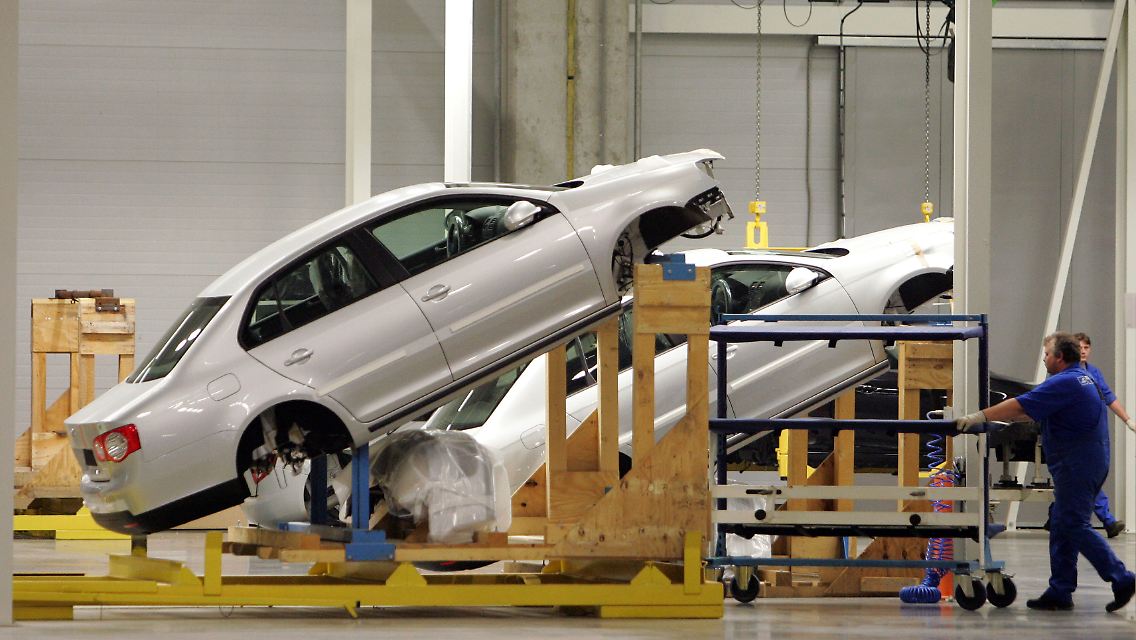 VW-Produktion im russischen Kaluga.