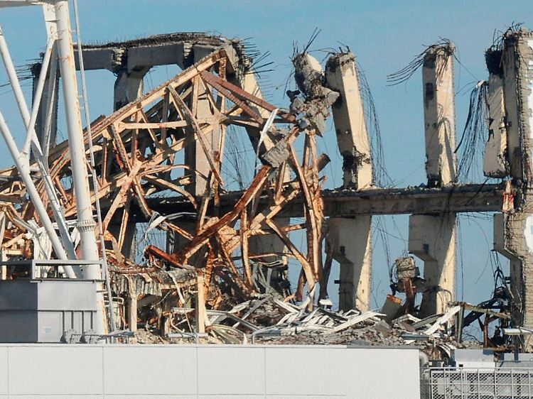 Der Katastrophenreaktor in Fukushima.
