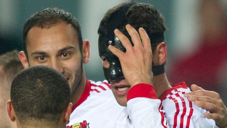 Michael Ballack, Matchwinner mit Maske.