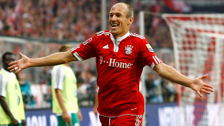 Robben traf gleich zwei Mal für seinen neuen Brötchengeber.