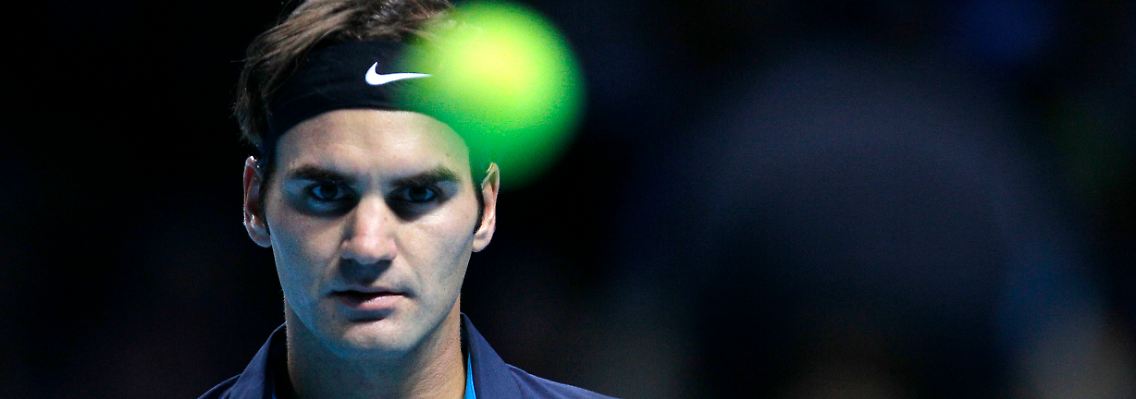 Start nach Wunsch: Roger Federer.