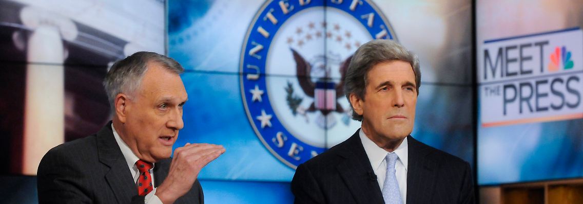 Die Senatoren John Kyle (l.) und John Kerry.