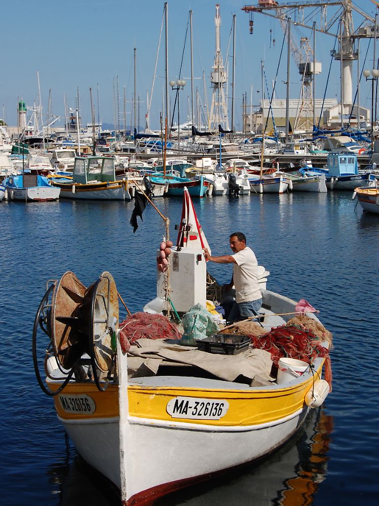 Einst war La Ciotat eine Industriestadt mit einer bedeutenden Werft. Heute geht es im Hafen der Stadt gemächlicher zu.