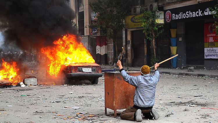 Seit Tagen kommt es auf dem Tahrir-Platz zu blutigen Zusammenstößen.